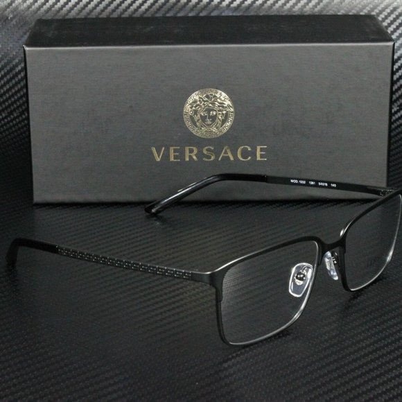 Versace Matte Black 54mm Eyeglasses